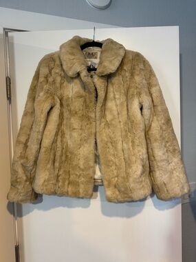 Juicy Couture Cream Plush Teddy Jacket